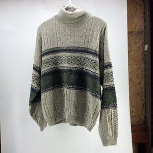 BHG - Vintage Turtle Neck Oversized Knit Sweater - Men's XL